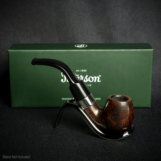 Peterson of Dublin Aran Smooth Nickel Mounted Pipe - Shape 230