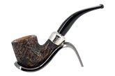 Peterson of Dublin Arklow Sandblasted Briar Smoking Pipe - Shape 01 - 9mm