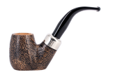Peterson of Dublin Arklow Sandblasted Briar Smoking Pipe - Shape 304 - 9mm