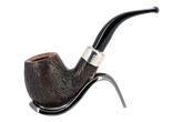 Peterson of Dublin Arklow Sandblasted Briar Smoking Pipe - Shape 68 - 9mm