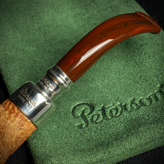 Peterson Of Dublin High Grade Barley Spigot Briar Smoking Pipe - Shape 221