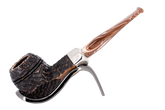 Peterson of Dublin Derry Rusticated Briar Smoking Pipe - Shape 150 - 9mm