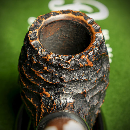 Derry Rusticated Briar Pipe By Peterson of Dublin - Shape 221 (9mm)