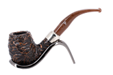 Peterson of Dublin Derry Rusticated Briar Smoking Pipe - Shape 69 - 9mm