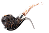 Peterson of Dublin Derry Rusticated Briar Smoking Pipe - Shape 999 - 9mm