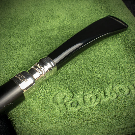 Peterson of Dublin Ebony Spigot Briar Smoking Pipe - Shape 124