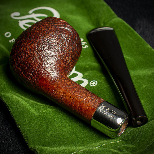 Peterson of Dublin Irish Army Sandblast Briar Smoking Pipe - Shape 85