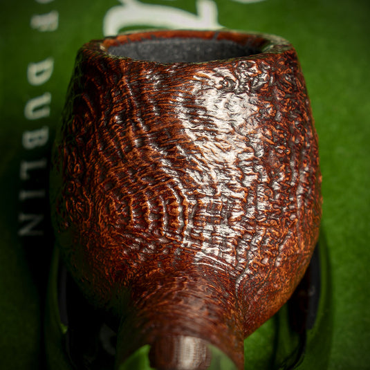 Peterson of Dublin Irish Army Sandblast Briar Smoking Pipe - Shape 85