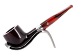 Peterson Of Dublin Harp Smooth Briar Smoking Pipe - Shape No.608
