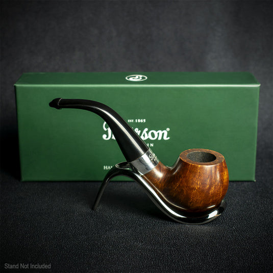 Peterson of Dublin Kildare Silver Mounted Briar Pipe - Shape No.03 9mm Filter