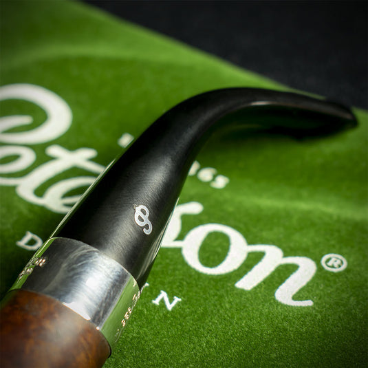 Peterson of Dublin Kildare Silver Mounted Briar Pipe - Shape No.03 9mm Filter