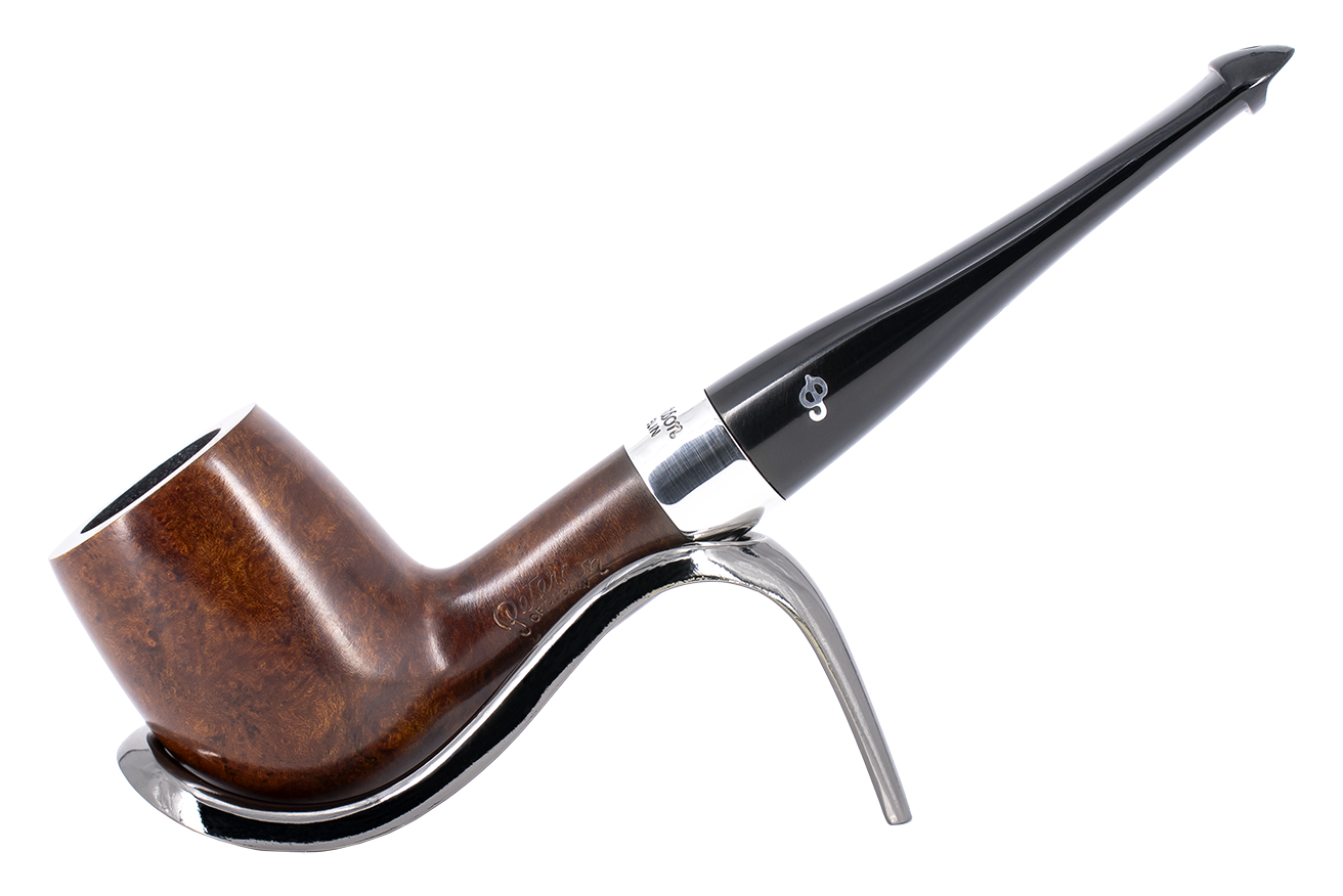 Peterson of Dublin Kildare Silver Mounted Briar Pipe - Shape No.06 9mm