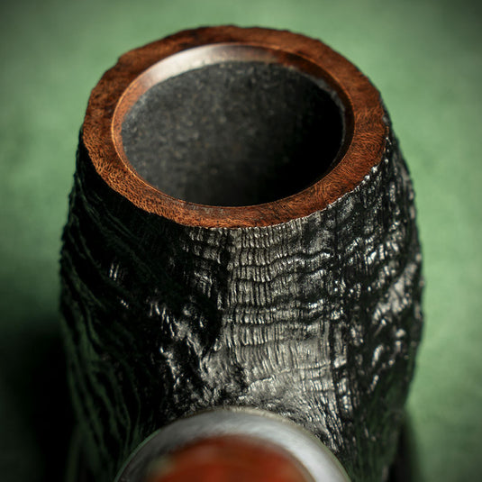Peterson of Dublin Newgrange Silver Spigot Briar Smoking Pipe - Shape 221