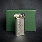 Peterson of Dublin Pipe Lighter - Metal System Brushed Chrome