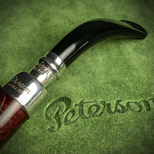 Peterson of Dublin Red Spigot Briar Smoking Pipe - Shape 127