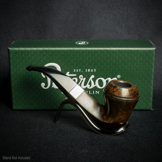 Peterson of Dublin Sherlock Holmes Dark Series Briar Smoking Pipe - Hansom Smooth