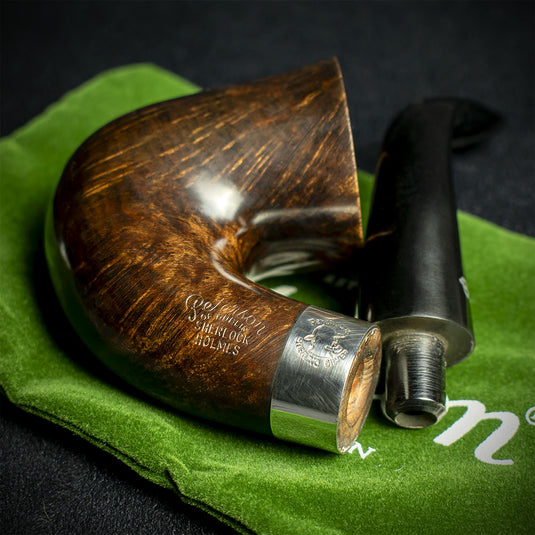 Peterson of Dublin Sherlock Holmes Briar Smoking Pipe - Dark Series Original