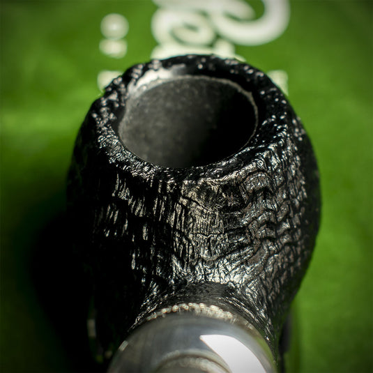 Peterson of Dublin System Spigot Sandblasted Briar Pipe - Shape 303