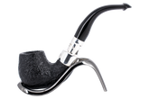 Peterson of Dublin System Spigot Sandblasted Briar Pipe - Shape 317