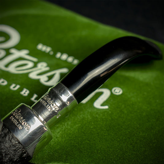 Peterson of Dublin System Spigot Sandblasted Briar Pipe - Shape 317