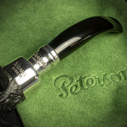 Peterson of Dublin System Spigot Sandblasted Briar Pipe - Shape 305