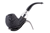 Peterson of Dublin System Spigot Sandblasted Briar Pipe - Shape B42