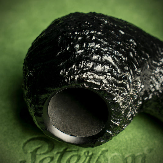 Peterson of Dublin System Spigot Sandblasted Briar Pipe - Shape B42