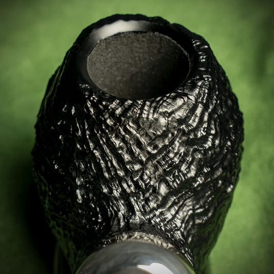 Peterson of Dublin System Spigot Sandblasted Briar Pipe - Shape B42