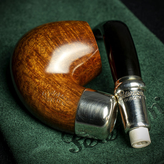 Peterson of Dublin System Spigot Briar Smoking Pipe - Shape 317 - 9mm