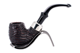 Peterson of Dublin System Rustic Briar Smoking Pipe - Shape No.312