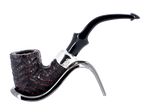 Peterson of Dublin System Rustic Briar Smoking Pipe - Shape No.313