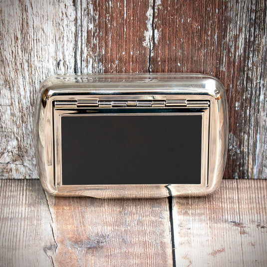 Tobacco Tin Chrome & Black - TTP06