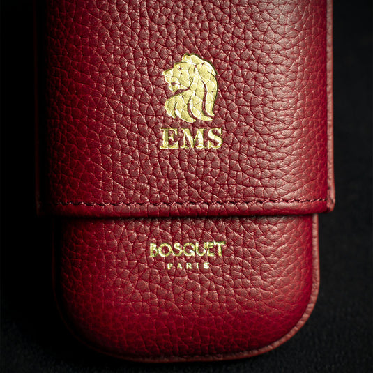 Bosquet EMS Leather Cigar Case (Limited Edition) Pomodoro
