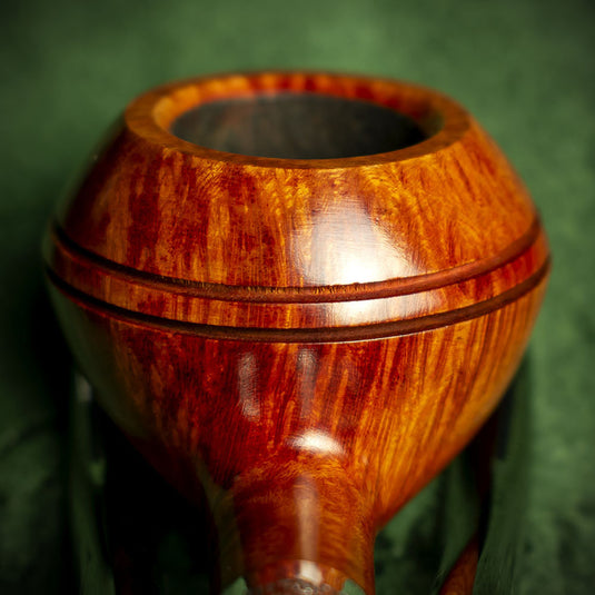 Peterson of Dublin De-Luxe Classic Natural Smoking Pipe - Shape 411