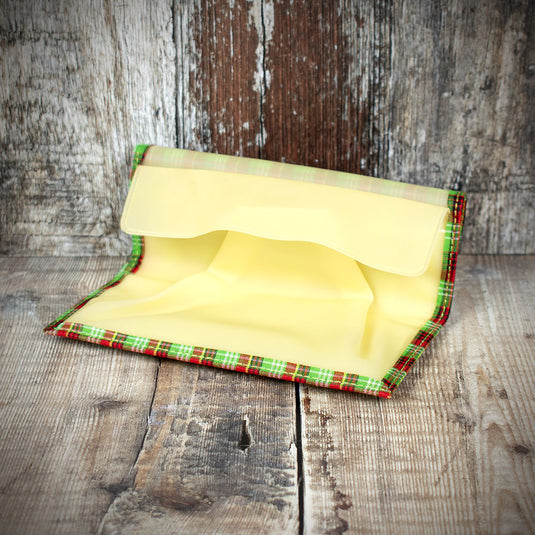 Scotch Plaid (Tartan) Pipe Tobacco Pouch - Green