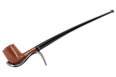 Savinelli Brown Smooth Churchwarden Briar Pipe - Shape 104