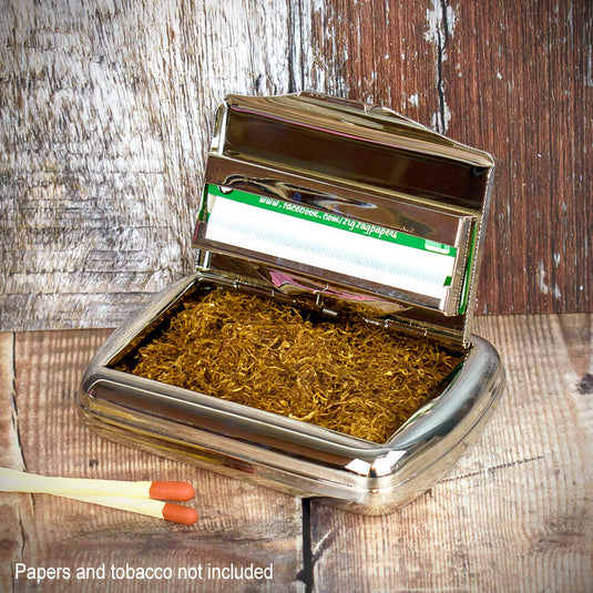 Tobacco Tin with Paper Holder - Union Jack Design