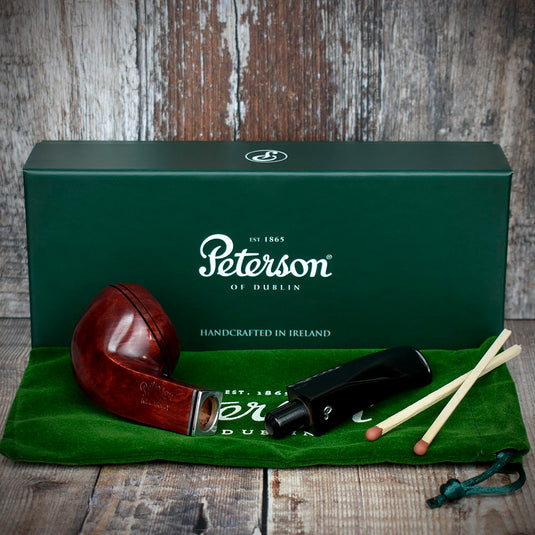 Killarney Red Briar Pipe By Peterson Of Dublin - Shape No.80s