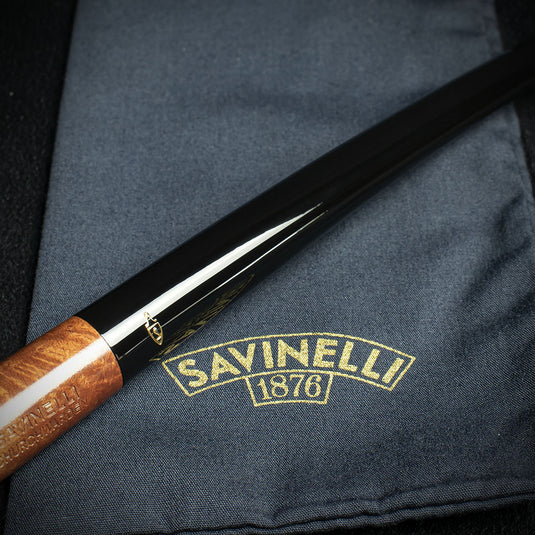 Savinelli Brown Smooth Churchwarden Briar Pipe - Shape 104