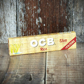 OCB Kingsize Slim Rice Rolling Papers & Tips - Single Pack