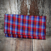 Scotch Plaid (Tartan) Pipe Tobacco Pouch - Blue