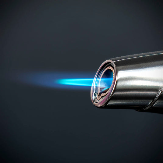 Vertigo Torch Flame Table Lighter - Black