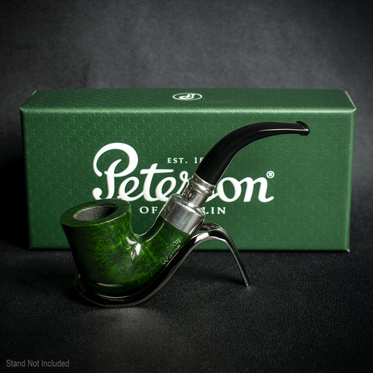 Peterson of Dublin Green Spigot Briar Smoking Pipe - Shape 05