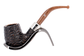Peterson of Dublin Derry Rusticated Briar Smoking Pipe - Shape 65