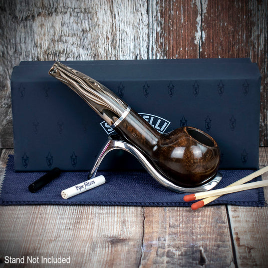 Savinelli Morellina Smooth Brown (321S) 6mm - Briar Pipe