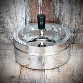Large Spinner Ashtray - Polished Chrome - 14cm