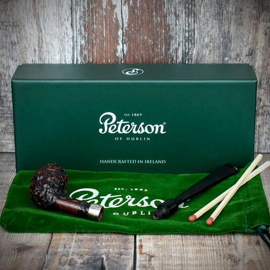 Belgique Rustic Speciality Briar Pipe By Peterson Of Dublin
