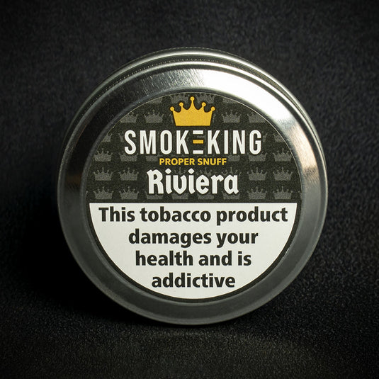 20g Tin - Smoke-King Proper Snuff - Riviera