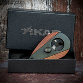 Xikar Xi-3 Phantom Redwood 300BKRW Double Blade Cigar Cutter