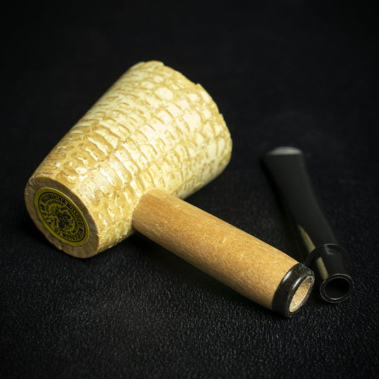 Missouri Mark Twain Corn Cob Pipe - Straight